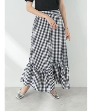 earth music&ecology イレヘムチェックスカート