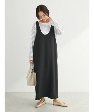 Green Parks 前後２ｗａｙハイスペックジャンパースカート Black