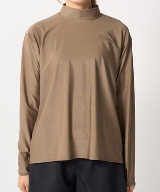 OP／FILA 【Kappa】ハイネック長袖T5点セット水着　タンキニデザイン ブラウン