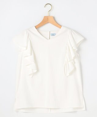 組曲 【先行予約】スウェットファンクションジャージー フリル袖カットソー