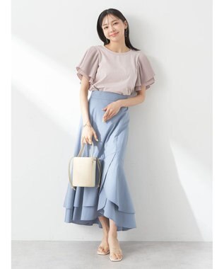 earth music&ecology プリーツフレアプルオーバー Pink