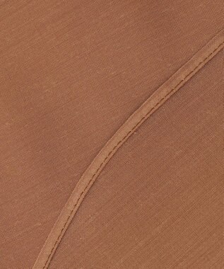 23区 S ウールシアーボイル バンドカラー シャツ キャメル系