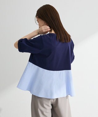 Green Parks 華やぎカットソー（アシメヘム） Off White
