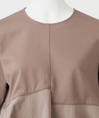 23区 S 【R(アール)】ハイゲージポンチジャージー カットソー グレージュ系