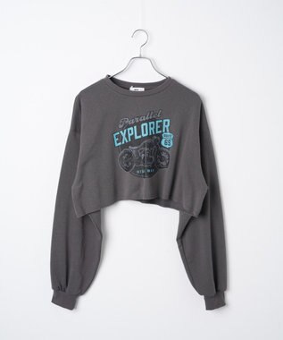 WEGO ヴィンテージライクショートスウェット 柄2