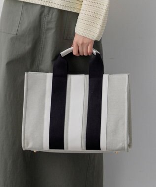 23区 【先行予約】ストライプキャンバス トートバッグ