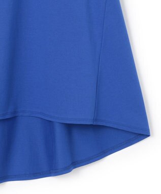 23区 【洗える】ALBINIジャージー バックフレア Tシャツ ブルー系