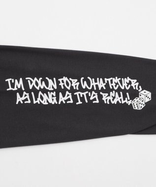 WEGO 【ユニセックス着用ITEM/MLサイズ展開】スリーブロゴグラフィックラグランT（LS） スミクロ