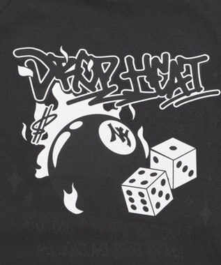 WEGO 【ユニセックス着用ITEM/MLサイズ展開】スリーブロゴグラフィックラグランT（LS） スミクロ