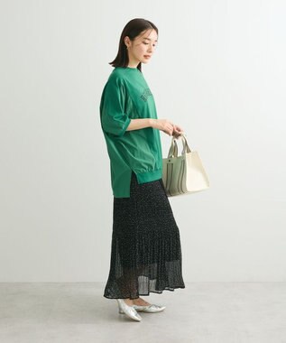 Green Parks ナイロンドッキングロゴチュニック Green