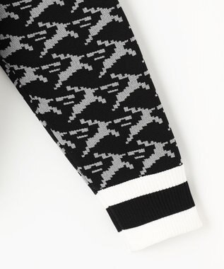 PW CIRCULUS 【イージーケア/軽量】【WOMEN】 MOFUモチーフ ニットフーディ ブラック系