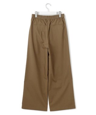 23区 L 【SLOW/一部店舗限定】ライトタンブラータフタ ワイド パンツ カーキ系