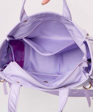 WEGO 【痛バ＆推し活グッズ】きらめきレースアップフリル痛ショルダー ライトパープル