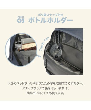 ACE BAGS & LUGGAGE W&.Day/Night ポッケスアプト ラウンドリュック A4サイズ 14.0インチPC収納 20221 ダブルアンドデイナイト ブルーグレー