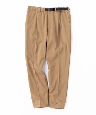 UNFILO MENS ウールライク テーパードパンツ ブラウン