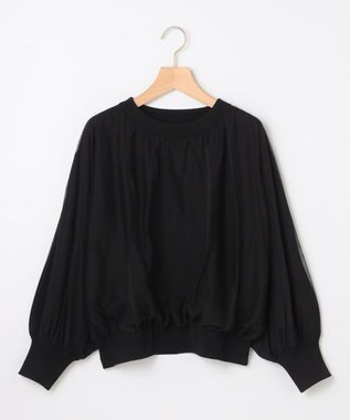 組曲 S 【WEB限定】チュールニット×リバーシブルスカート セット ブラック系