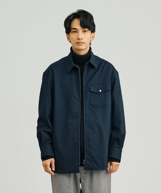 J.PRESS YORK STREET 【UNISEX】フロントジップ シャツ