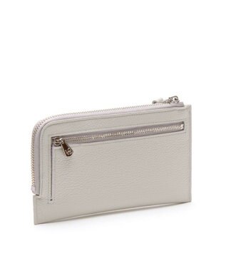 A.D.M.J. 【牛革】モーツァルト/スパニッシュレザーオーガナイザーパース（背面ファスナーポケット） ホワイト