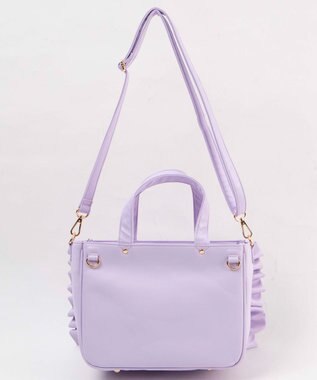 WEGO 【痛バ＆推し活グッズ】きらめきレースアップフリル痛ショルダー ライトパープル