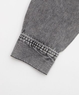 WEGO 【ユニセックス着用ITEM】デニムシャツジャケット デニムブラック