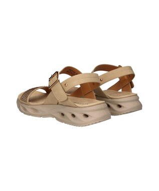 Bridget Birkin 【VINCULUM】ラインストーンフレックスソールサンダル ベージュ
