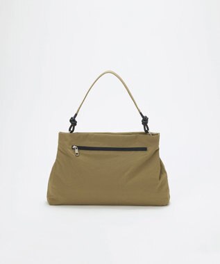 TOPKAPI 【TREASURE TOPKAPI】リンクルナイロン ノット ワンハンドル ショルダーバッグ カーキ