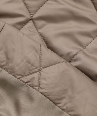 J.PRESS LADIES 高密度タフタ キルティング ショート コート ブラウン系