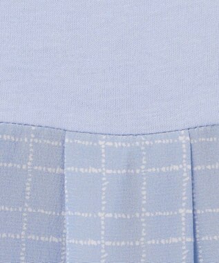 JOSEPH 【洗える】アクロスプリント×ジャージー　カットソー Sky blue