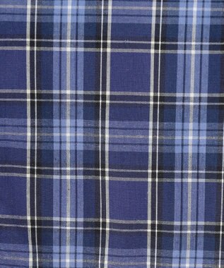 組曲 KIDS 【110-140㎝】チェックフリル ワンピース ネイビー系5