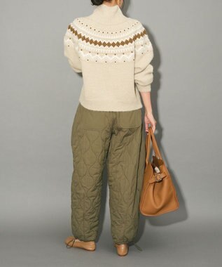 Green Parks キルティングカーブパンツ Khaki