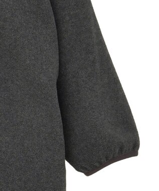 AMERICAN HOLIC ハーフスナップフリースワンピース Charcoal Gray