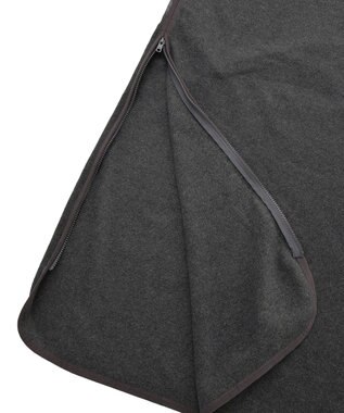 AMERICAN HOLIC ハーフスナップフリースワンピース Charcoal Gray