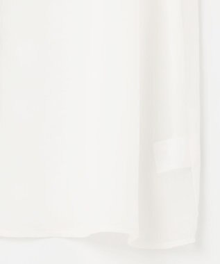 Feroux 【洗える】ベーシックシアー シャツ ホワイト系