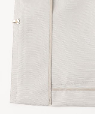 自由区 S 【洗える】グログランパフスリーブ ジャケット ベージュ