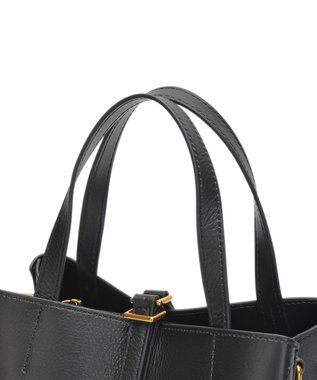 style code ［RICKERS/リッカーズ］ナチュラルレザーアオリハンドバッグ ブラック