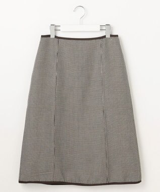 J.PRESS LADIES S 【リバーシブル】リバーチェック スカート ベージュ系