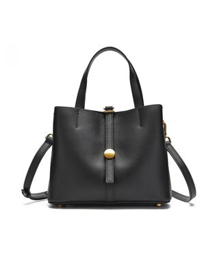 style code ［RICKERS/リッカーズ］ナチュラルレザーアオリハンドバッグ ブラック