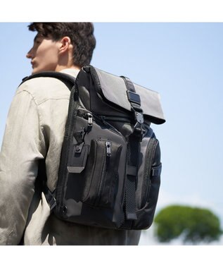 TUMI  メンズ  Alpha Bravo 「ロジスティック」バックパック CHARCOAL