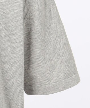 JOSEPH ABBOUD MOUNTAIN 【SPACE】OGストレッチコットン ニットポロシャツ ライトグレー系