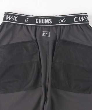 CW-X 【MEN】【CHUMS (チャムス)コラボ】 CW-X アウターボトムス スーツとして使える ロングパンツ 足首丈 はっ水性(本体) メンズ LNO570 /ワコール ブラック