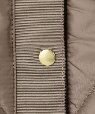 J.PRESS LADIES 高密度タフタ キルティング ショート コート ブラウン系