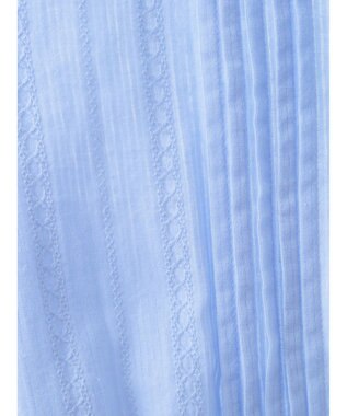 earth music&ecology ピンタックフリルブラウス Sax