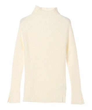 Green Parks ・Ｐｅｔｉｔ　Ｆｌｅｕｒ　ボトルネックリブニット Off White