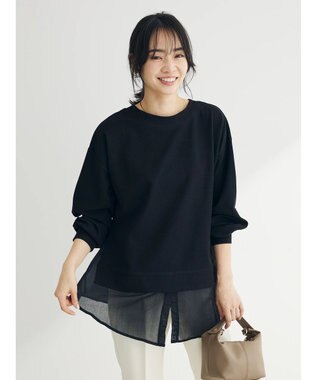 Green Parks 前後２ｗａｙシアードッキングチュニック Black