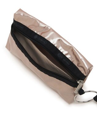LeSportsac MULTI POUCH WRISTLET/ブラック/ローズゴールドシャイン/ピンク ブラック/ローズゴールドシャイン/ピンク
