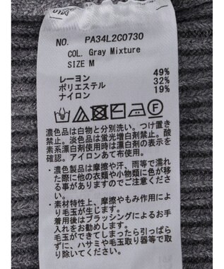 CRAFT STANDARD BOUTIQUE リブタートルネックニットプルオーバー Gray Mixture