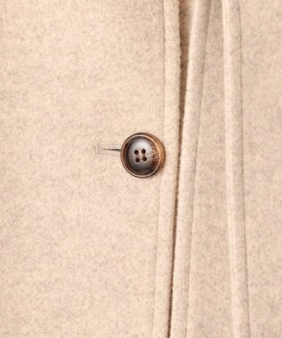 Feroux 【古畑星夏さん着用】スタンドネックウールライク コート ベージュ系