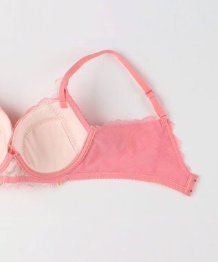 Wing ブラジャー Wing Lesiage 脇すっきりの着やせシルエット 背中の段差・脇のハミ肉軽減 【2920シリーズ】 Gカップまで対応 大きいサイズ ブラ PB2921 ウイング／ワコール オレンジ