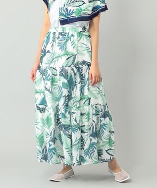 リーフティアードスカート