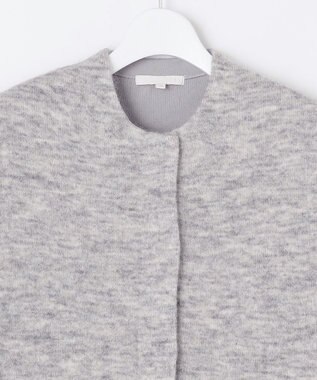 自由区 S 【WEB限定カラーあり】モヘアニット ジレ ライトグレー系